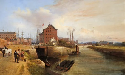 Gloucester Kai und Docks, 1878